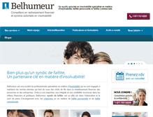 Tablet Screenshot of belhumeur.ca